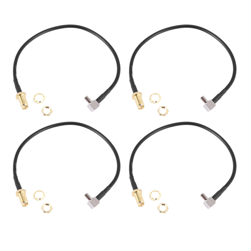 Sma Female Jack To Ts9 Male Right Angle Pigtail Coaxial Cable Antenna 4712751285563