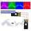 5M 4-Pin RGB LED Strip Extension Cable,LED Strips Connectors Kits 3