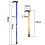 (coffee) 1Pc Multi-Color Durable To Use Walking Stick For Mountain Climbing Hiking 5
