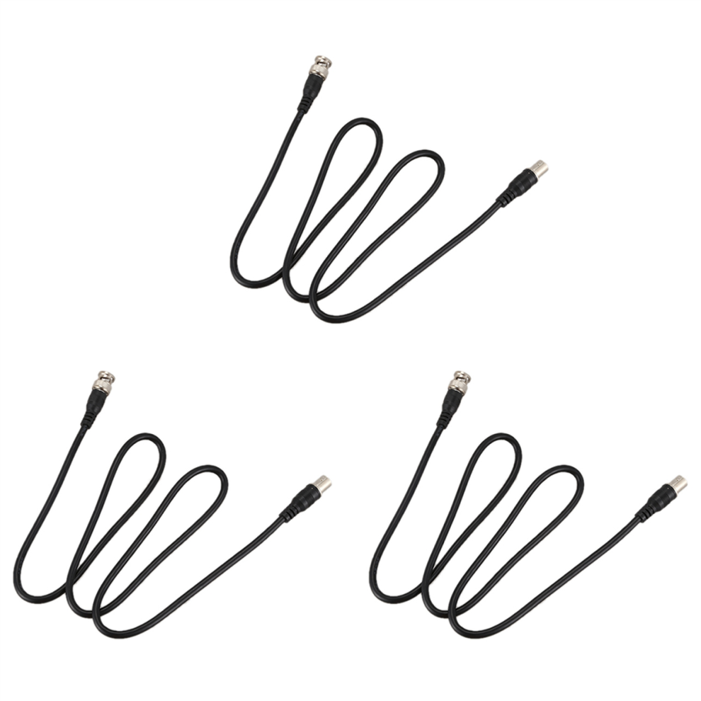 Bnc Male To Female Plug Cctv Extension Coaxial Line Cable 3.3Ft Black 4712751245581