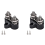 Junction Block Bus Bar Dual Heavy Duty Power Distribution Stud,Black 1
