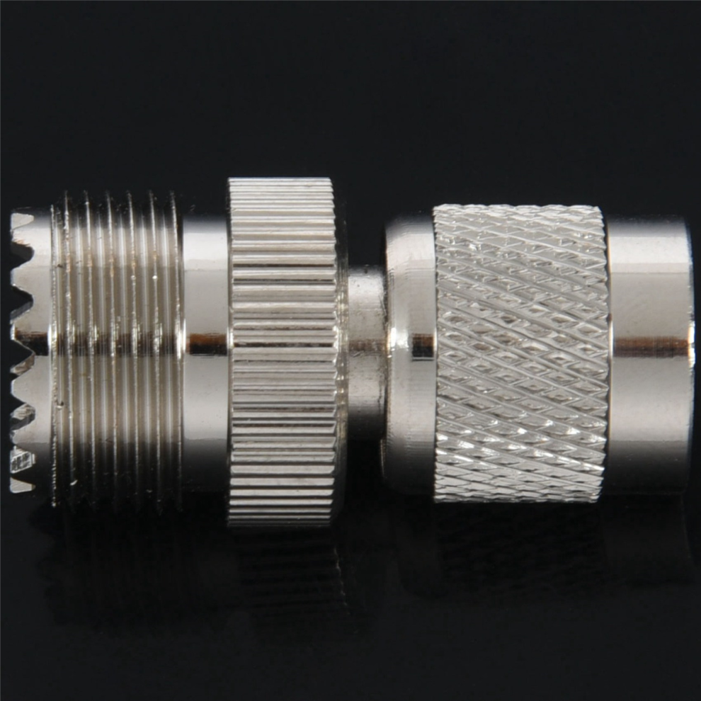 Tnc Male To Pl259 Uhf Female Adapter Connector, Silver 4712751246410