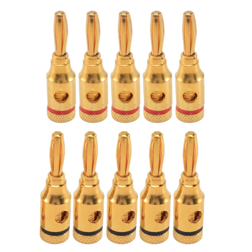Banana Plugs,Connectors, Open Screw Type, 5 Pairs 2