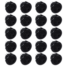 Female 5 Pin DIN Plug Panel Mounted Keyboard Cable Connector Adapter