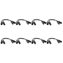 XLR Male 3 Pin to XLR Female 5 Pin for Microphone Stage Light