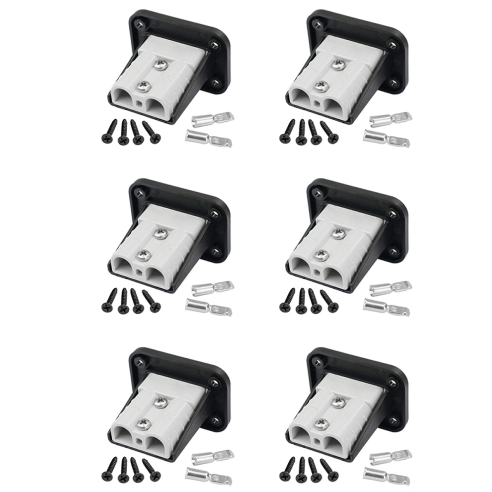 New Flush Mount For Anderson Plug 50A Connector Kit Mounting Bracket 4712751246083