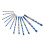 12 Pcs Masonry Drill Bits Set 3mm to 12mm Carbide Twist Tips 6