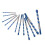 12 Pcs Masonry Drill Bits Set 3mm to 12mm Carbide Twist Tips 7