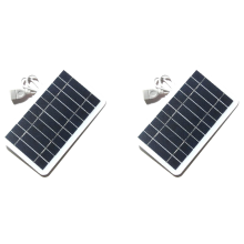 2X 5V High Power USB Solar Panel Camping Cells Battery Solar Charger