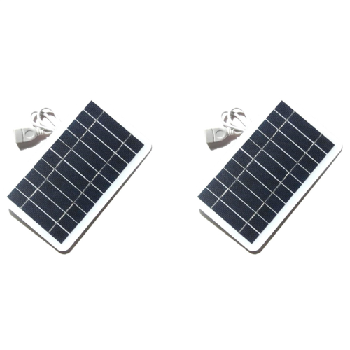 2X 5V High Power USB Solar Panel Camping Cells Battery Solar Charger