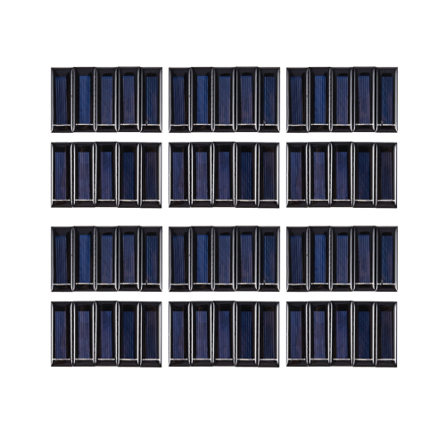 60Pcs Mini Solar Panel 0.5V 100mA Solar Cells Photovoltaic Panels