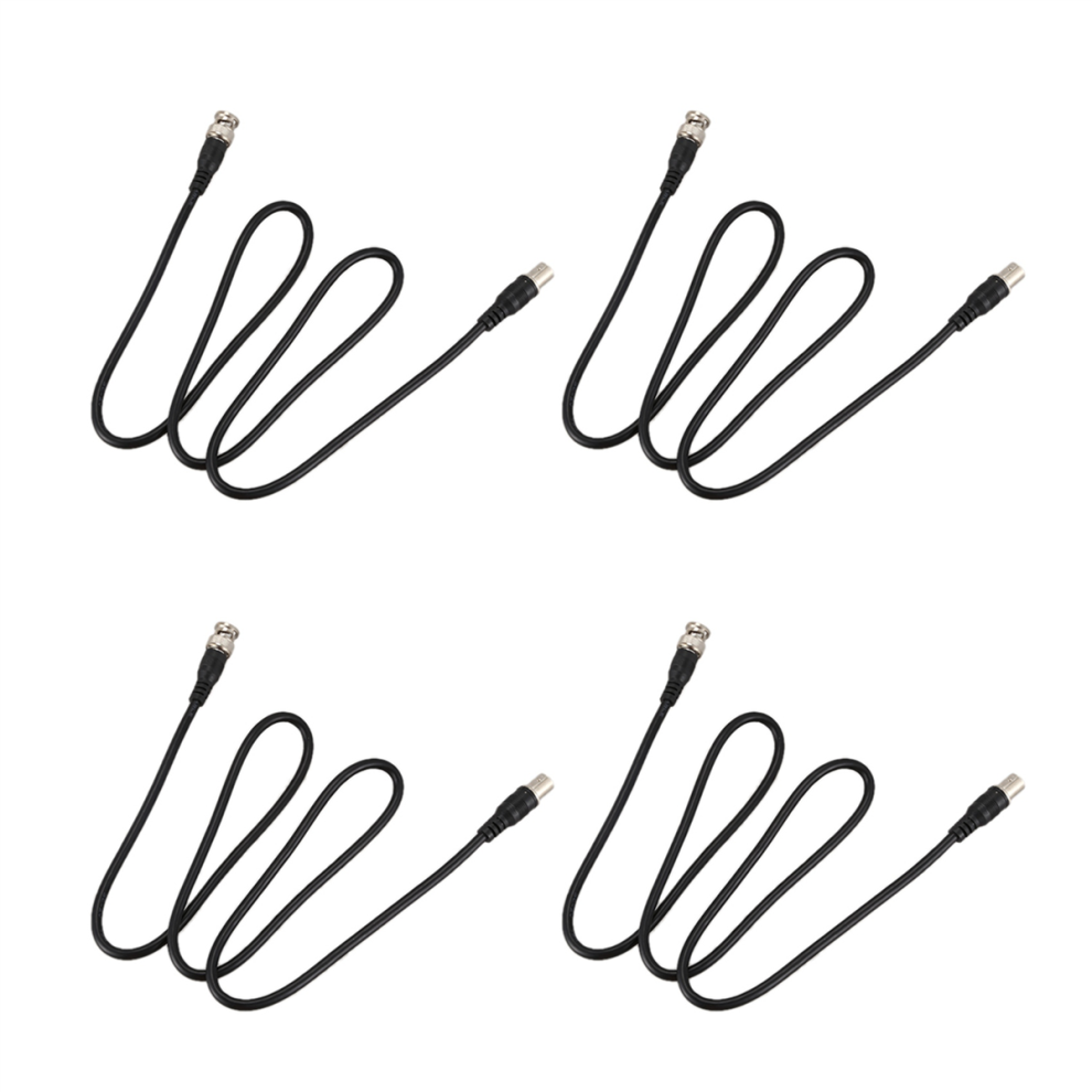 Bnc Male To Female Plug Cctv Extension Coaxial Line Cable 3.3Ft Black 4712751273119