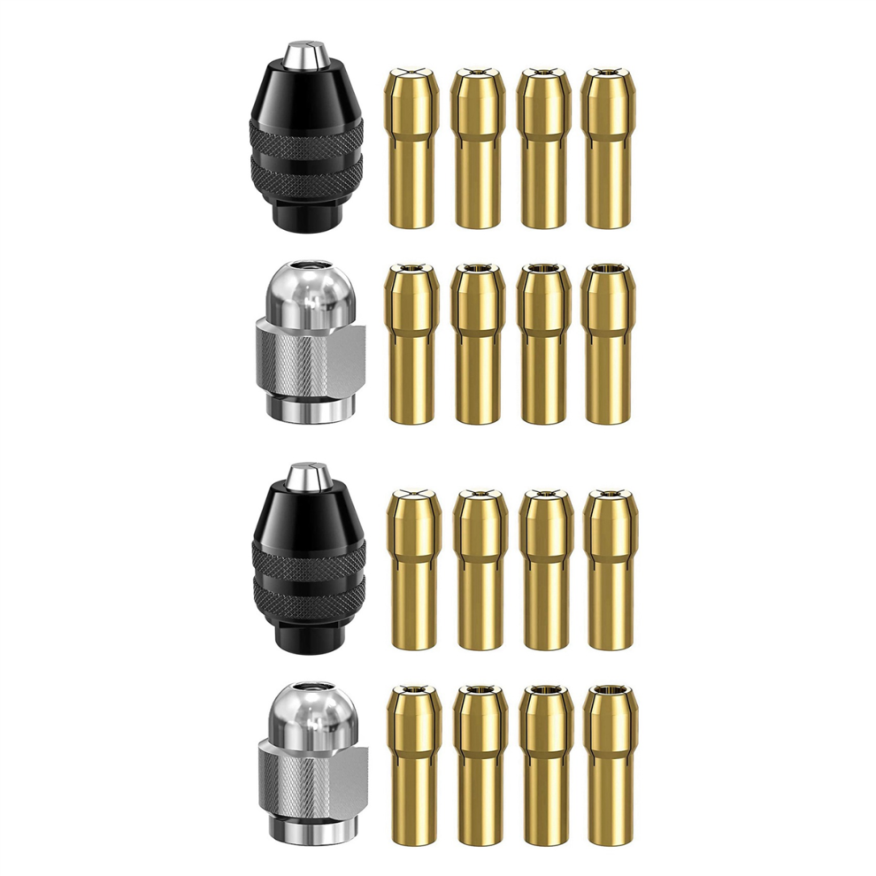 Drill Chuck Collet Set With Replacement Rotary Drill Nut Set 4712751287567