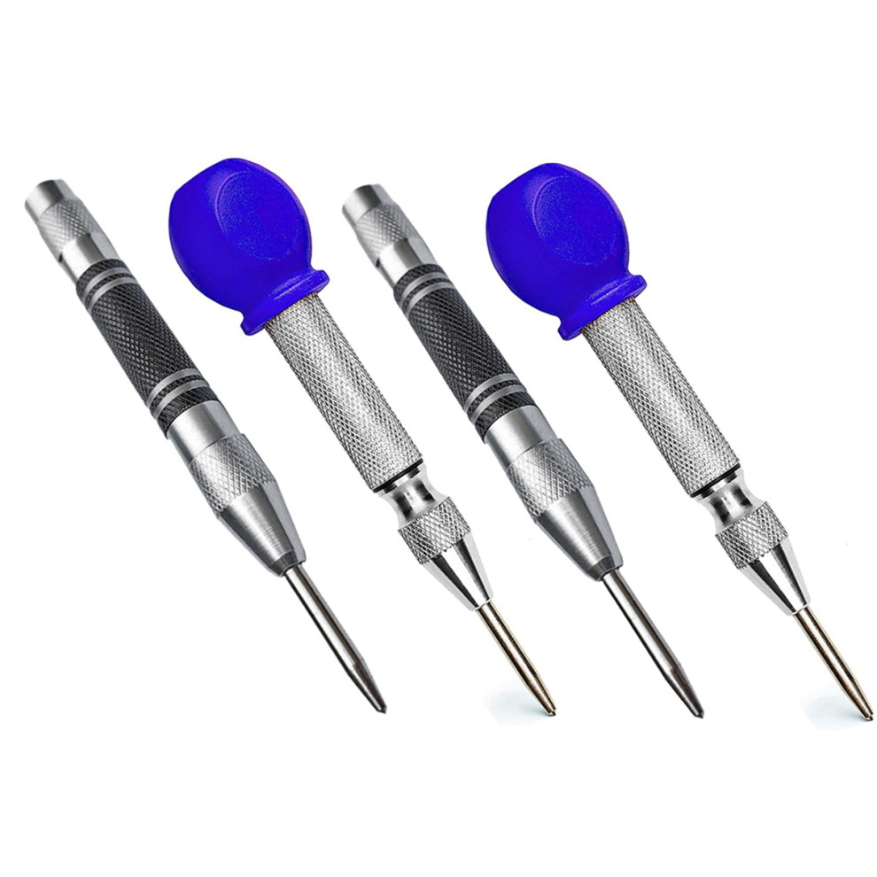 2Pcs Automatic Center Punch Center Hole Punch Set For Wood, Metal 4712751274086