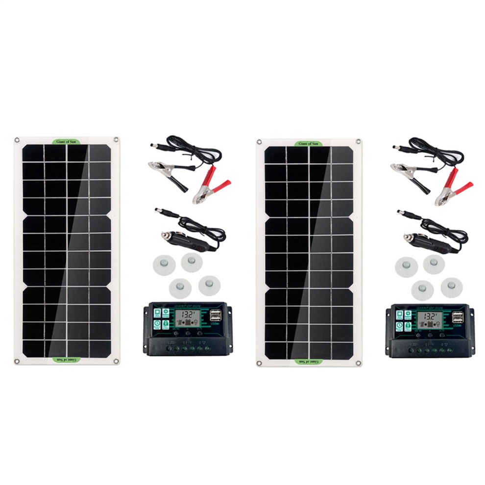 30W Solar Panel Car Trickle 12V Battery Charger With 100A Controller 4712751286423