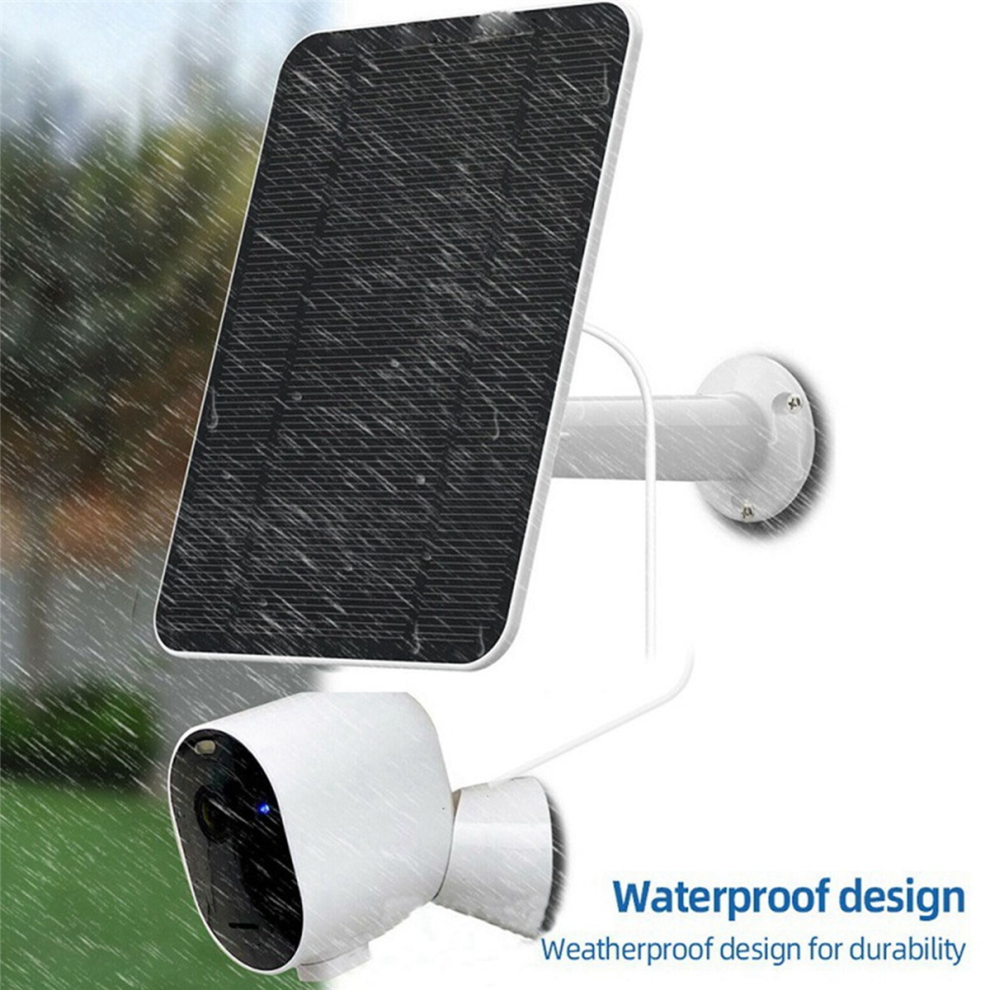 Waterproof 10W Solar Panel Charger With Charging Cable,Black 4712751273638