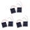 2pcs 1.5V 400mA 80x60mm Micro-Mini Power Solar Cells For Solar Panels 1