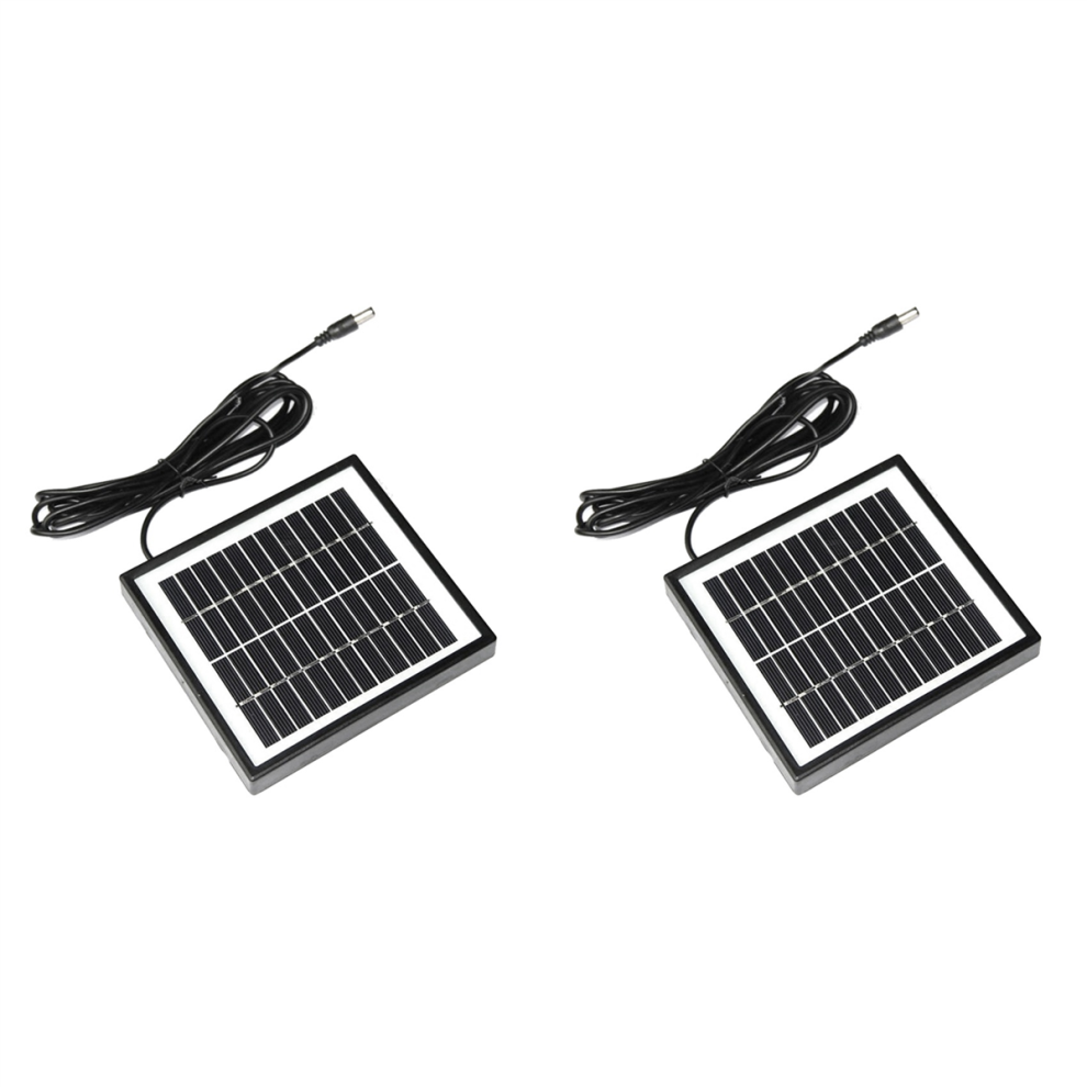 12V 2W Solar Panel Garden Light Panel Dc Port For Battery Charger 4712751247028