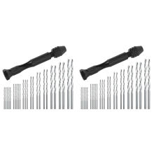 Hand Drill Set Precision Pin With 25 Pieces Mini Twist Drill Bits