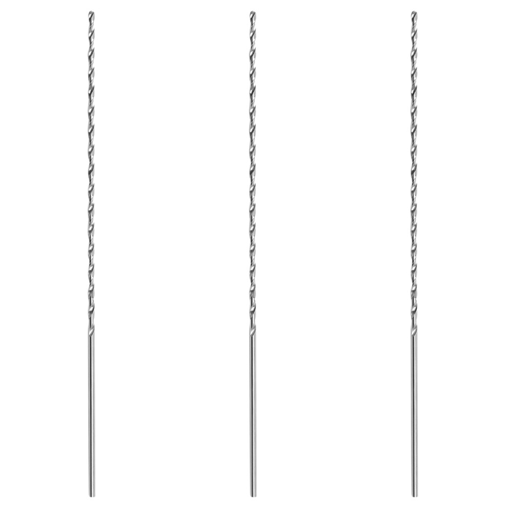 Hss Straight Shank 4Mm Twist Head 300Mm Long Drill Bit Silver Tone 4712751274734