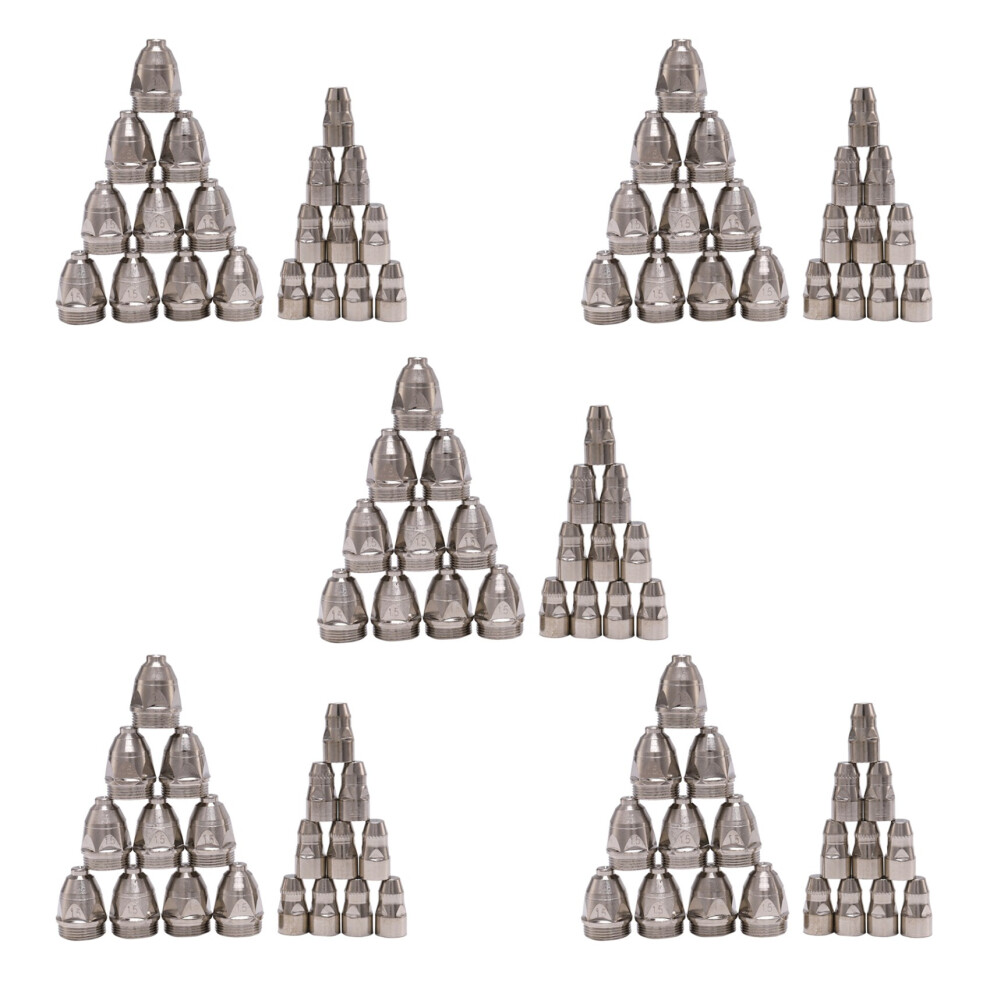 20Pcs P80 Plasma Cutting Torch Consumable Cutting Electrode Nozzle 4712751278152