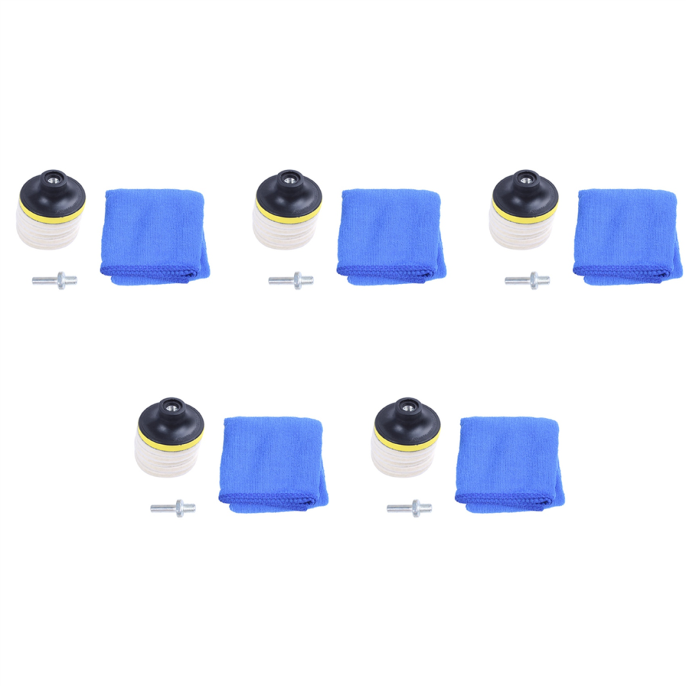 8Pc 3Inch 75Mm Felt Polishing Pad Windscreen Glass Polishing Kit 4712751276189