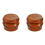 Wooden 4-Layer Grinder with Pollen Scraper for Home Brown 1