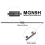 9mm Linear Guide MGN9 500mm Linear Rail & 1 Pcs MGN9H Miniature Rail 3