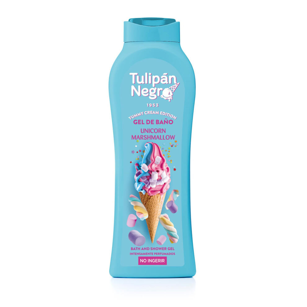 Tulipã¡N Negro Tulipan Negro Unicorn Marshmallow Shower Gel 21.0 Fl Oz - Delightful Scent Nourishing And Moisturizing Body Wash