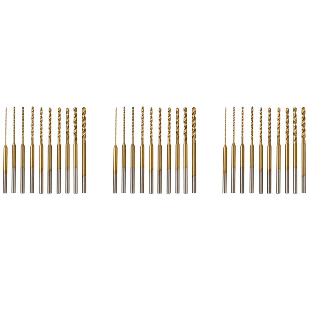 Micro-Twist Drill Bit Set-10Pcs 0.6Mm-2.2Mm Tiny Drill Bit 2.35 Shank 4712751274789