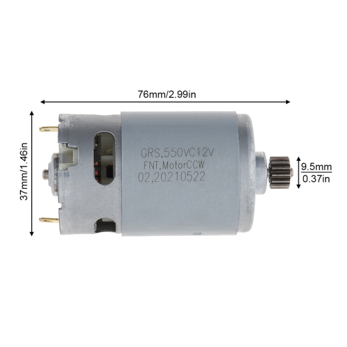2X 14 Teeth DC Motor 21V for Rechargeable Electric Saw Screwdriver 1