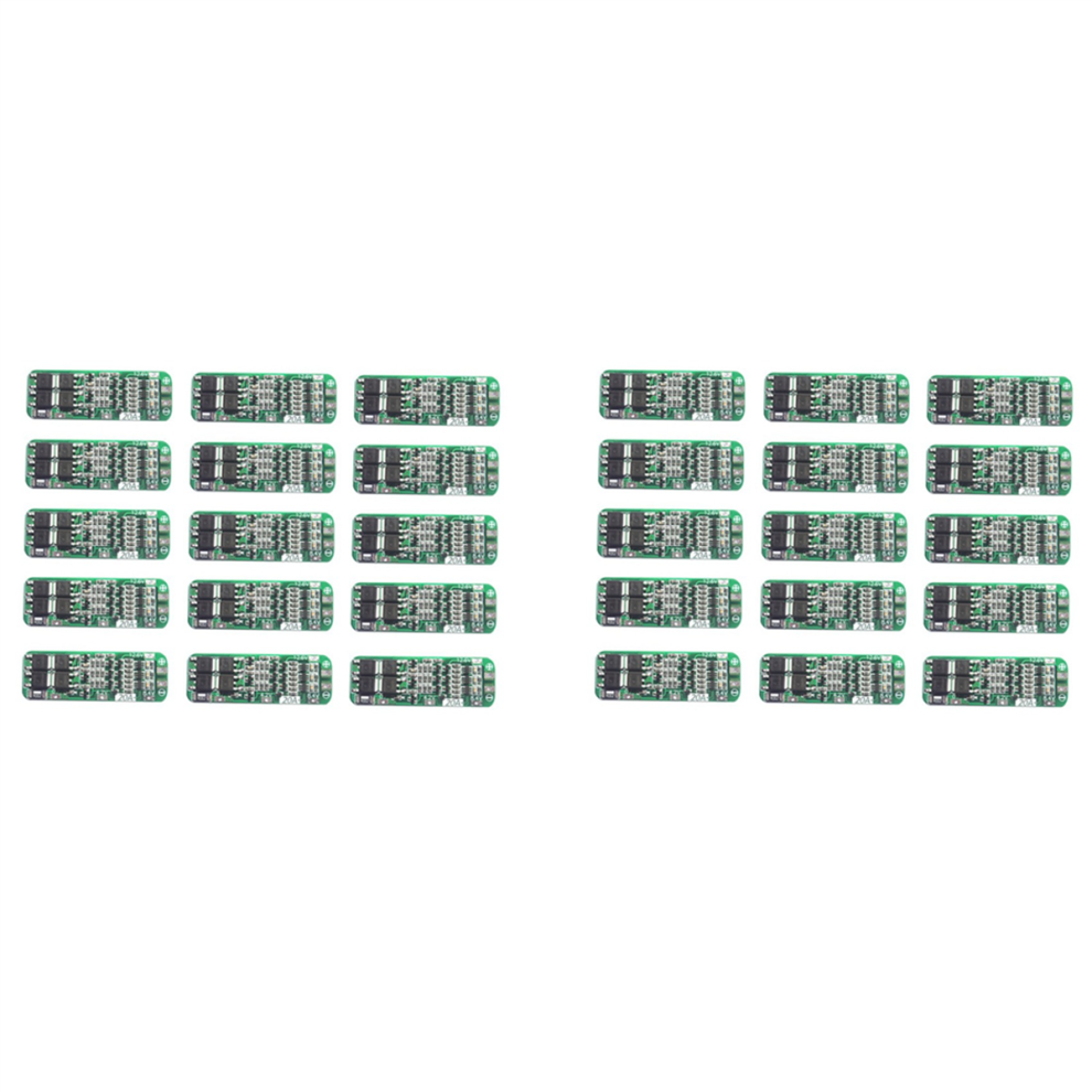 30Pcs 3S 20A Lithium Battery 18650 Charger Pcb Protection Board 4713001644284