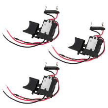 3X 7.2V-24 V Lithium Battery Cordless Drill Switch with Small Light