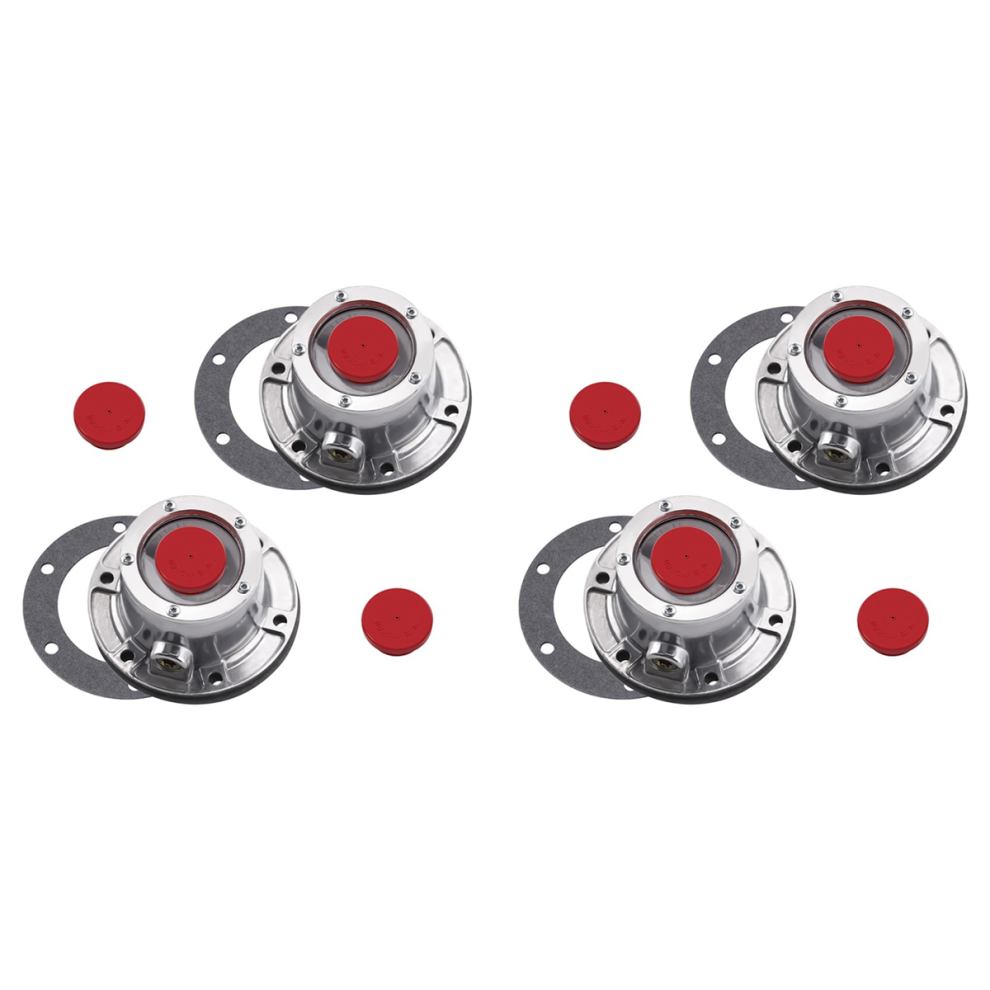 343-4024 Trailer Hub Caps For Stemco,Aluminum Hub Cap (Pack Of 2) 4713001644390