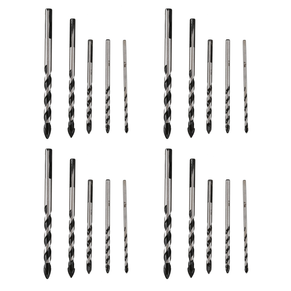 5 Pieces Tungsten Carbide Drill Bit Set(3Mm 4Mm 5Mm 6Mm 8Mm) 4713001645212