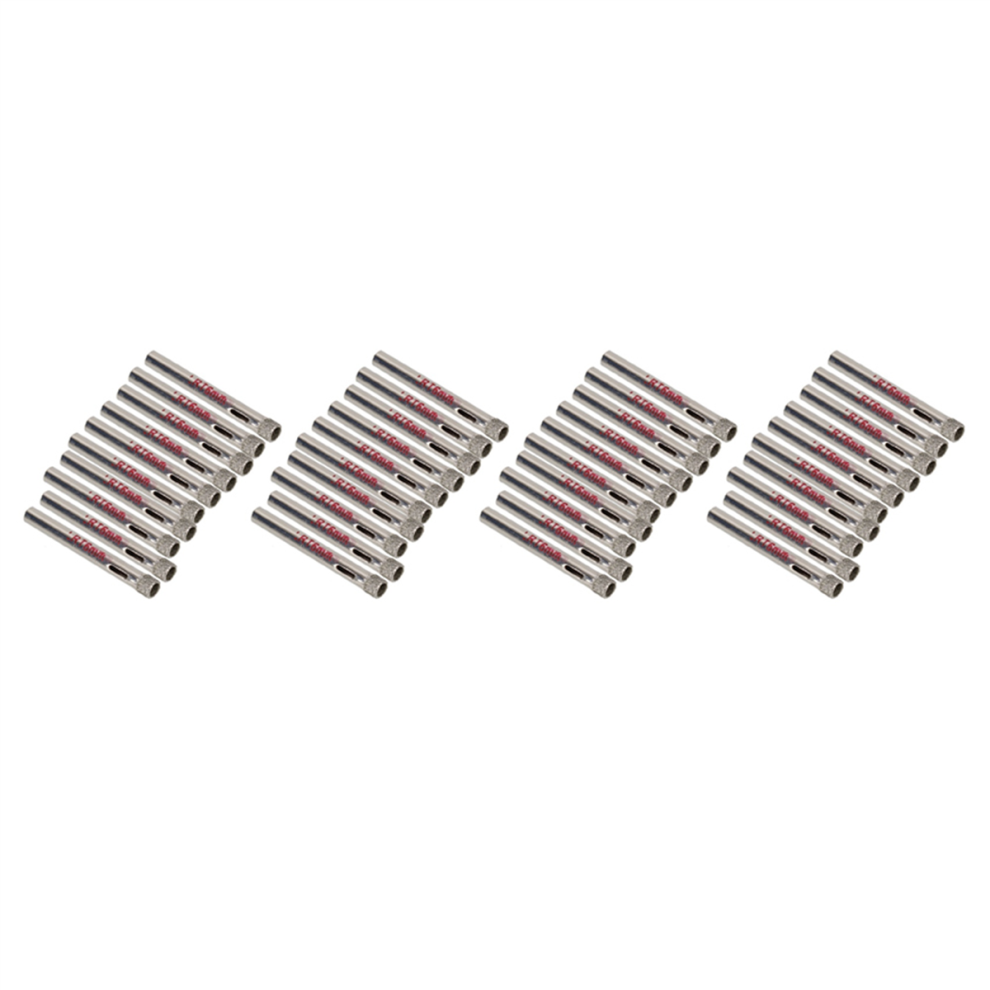 6Mm-Durchm Diamant Beschichtete Bohrer Glas Lochsaegen Packung Mit 10 4713001645786