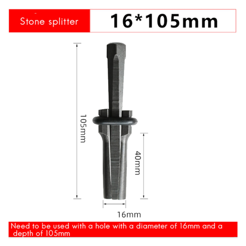 7 Set 5/8Inch Plug Wedges Shims Concrete Rock Splitter 16mm 1