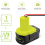 Battery Adapter for + 18V Li-Ion Battery, with 12 Gauge Wire 2