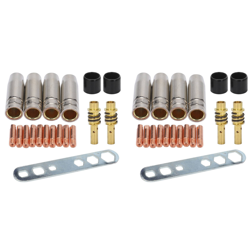 19Pcs Welding Torch Nozzle Part Kit Conical Nozzle Sleeve Rod Tool-image-OPC-PJ95G8Y-NEW