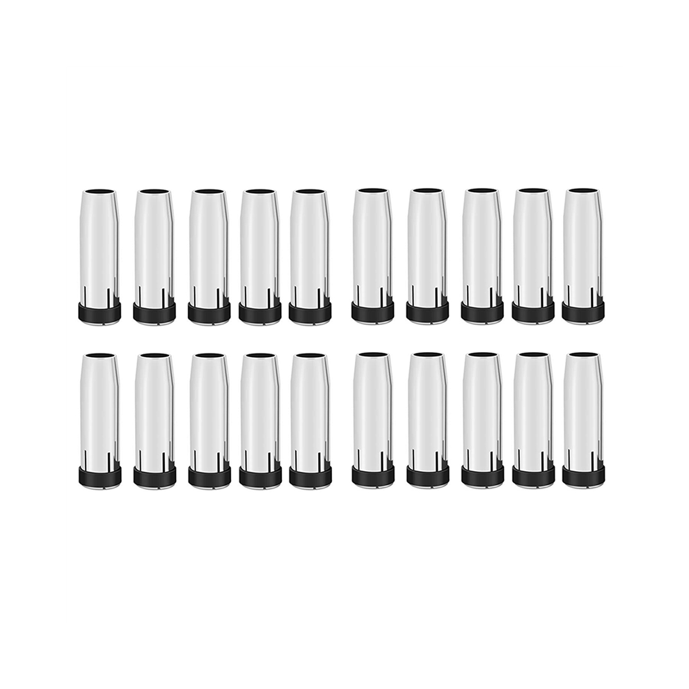 10Pcs 24Kd Gas Nozzle 10Pcs Mig Welding Torch Gas Nozzle Contact Tip 4713001670597