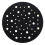 3X 150mm 5/16 Thread 52 Hole Loop Backing Pad Compatible with 2