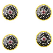 150mm 5/16 Thread 52 Hole Loop Backing Pad Compatible with