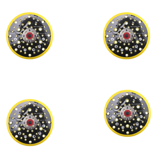 150mm 5/16 Thread 52 Hole Loop Backing Pad Compatible with