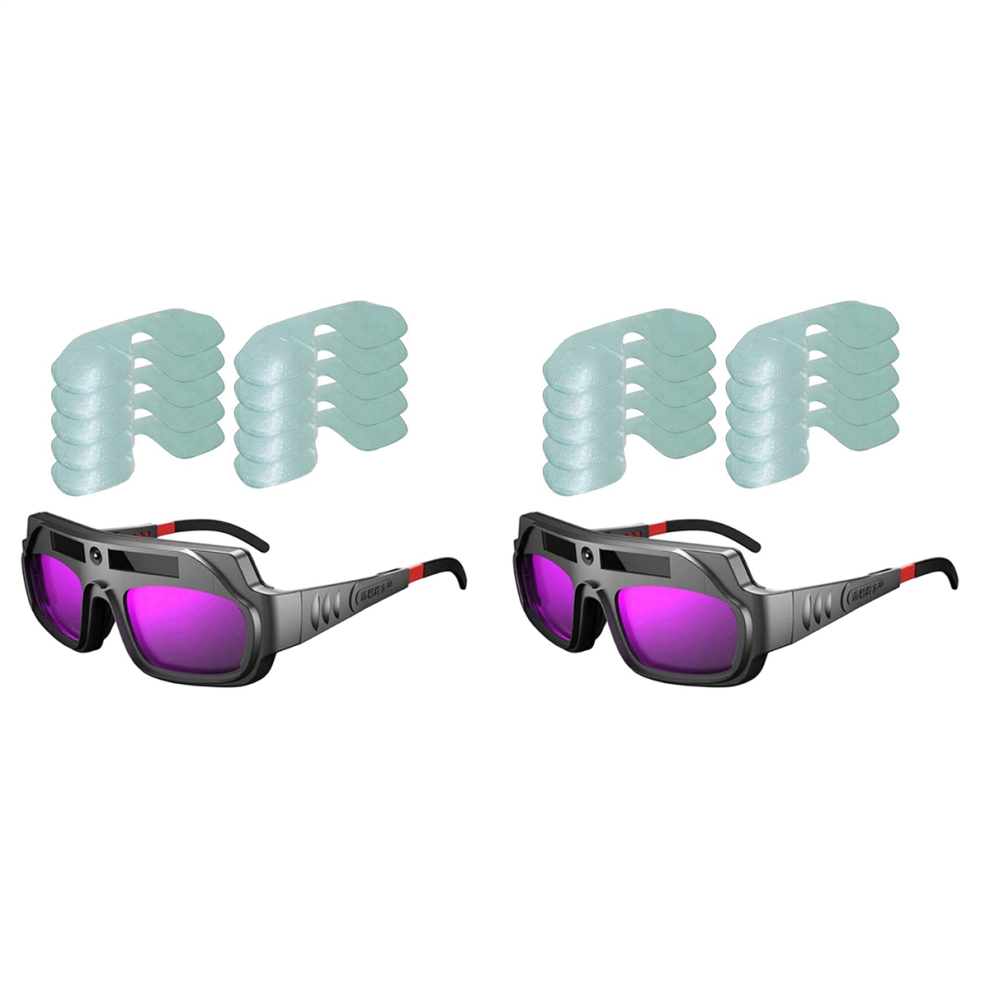 Auto Darkening Welding Goggles Anti-Scratch Large View Welder Glasses 4713001660895
