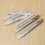 4 Soapstone Holder with 12 Flat Set/Mark White Clear Markings 4