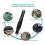 Double Ring Desoldering Suction Pump Sucker Desolder with 5 Nozzles 5