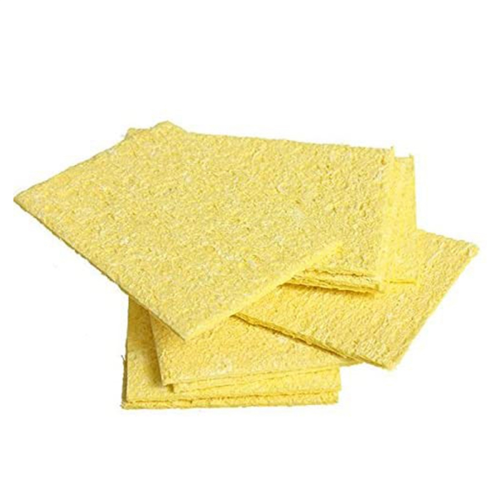100 Pcs Soldering Iron Solder Tip Welding Cleaning Iron Sponge Pad 2
