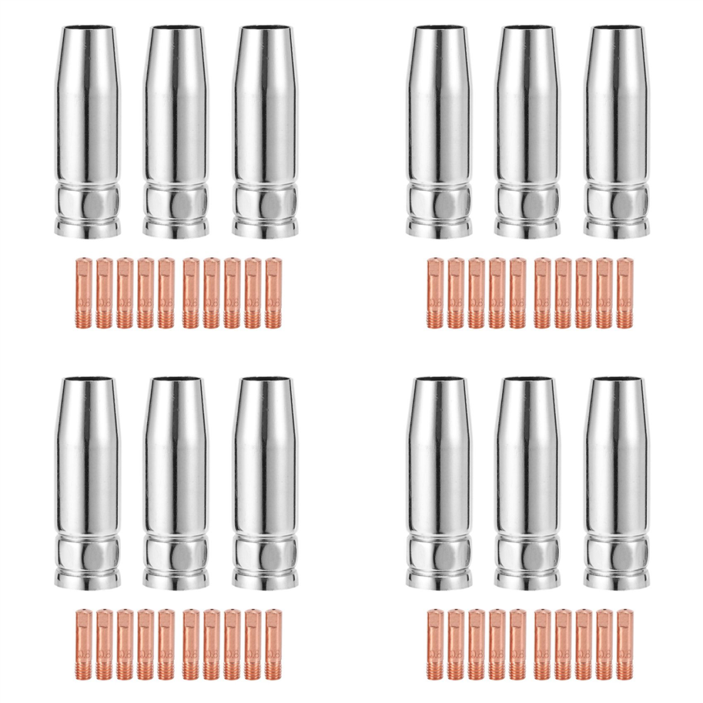 13Pcs Co2 Mig Welding Torch Aircooled Mb 15Ak Contact Tip Holder 4713001670863