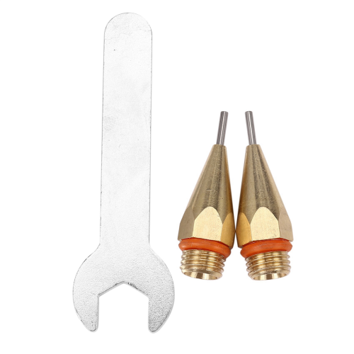 2Pcs 1.0X40Mm Copper Nozzle With Nozzle Wrench Interchangeable Nozzle 1