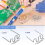 1000Pcs Staples for Hot Stapler Plastic 0.8 0.6mm S Wave Staples 4